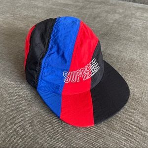Supreme Nylon Diagonal Stripe Hat